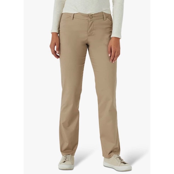 ❗️FINAL❗️ 🆕 LEE Wrinkle Free Relaxed Fit Straight Leg Pant 6 Short 🔴 - Picture 1 of 5